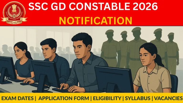 SSC GD Constable 2026 – Notification, Exam Dates, Application Form, Eligibility, Syllabus, Vacancies