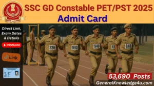 SSC GD Admit Card 2025