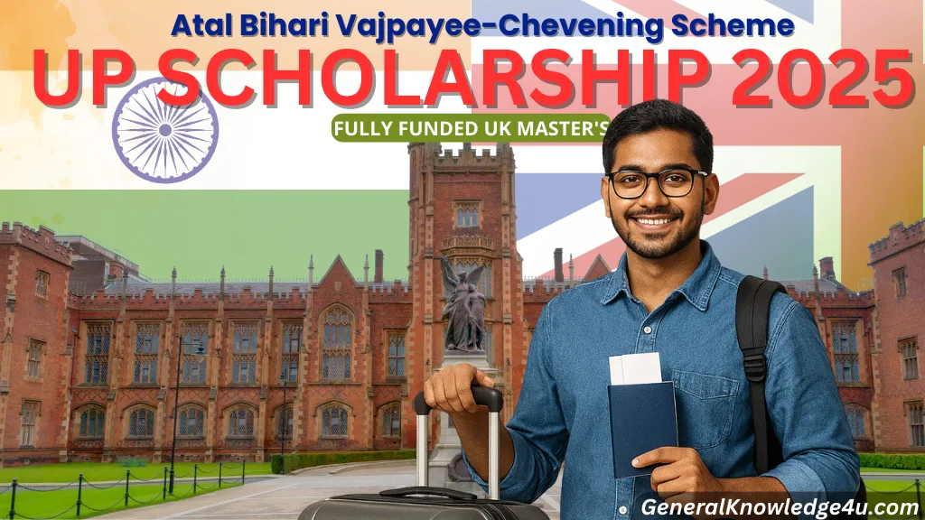 UP Scholarship 2025: Atal Bihari Vajpayee-Chevening Scheme for UK Master’s Studies – Eligibility, Funding & How to Apply