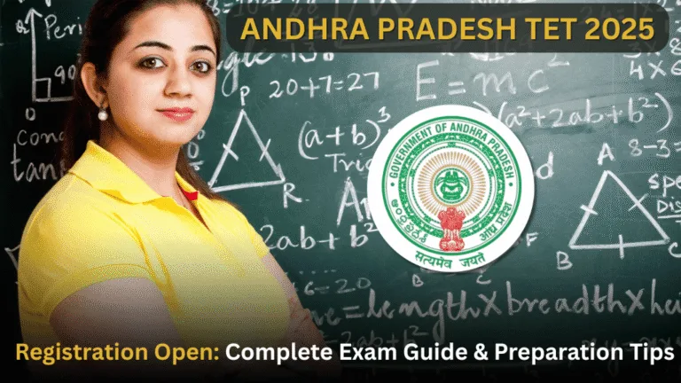 AP TET 2025 Registration Open Complete Exam Guide & Preparation Tips