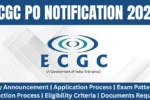 ECGC PO Notification 2025 Apply Online for Probationary Officer Posts