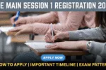JEE Main Session 1 Registration 2026 Apply Now at jeemain.nta.nic.in