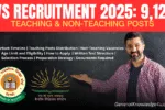 KVS Recruitment 2025: 9,126 Teaching & Non-Teaching Posts
