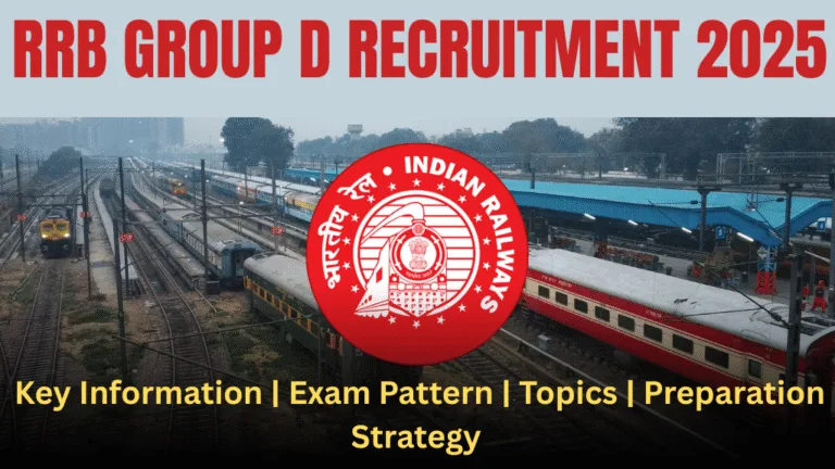 RRB Group D Recruitment 2025 Largest Railway Exam November to December