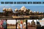 Top 100 Haryana GK Questions with Answers 2025